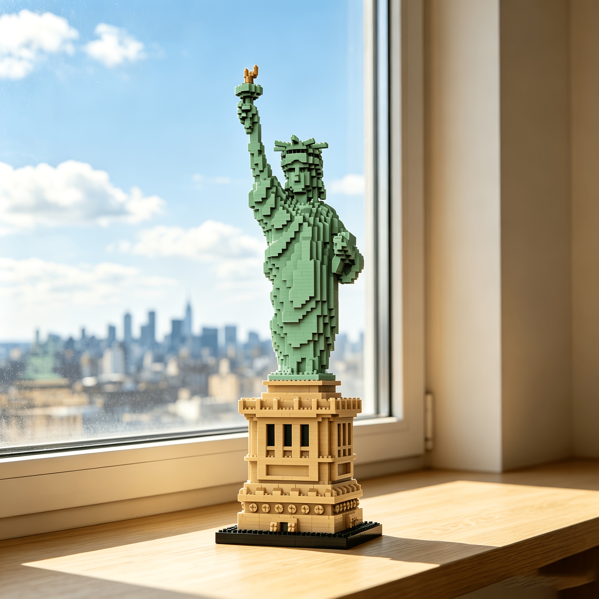 Statue of Liberty Building Block Model for Advanced Builders